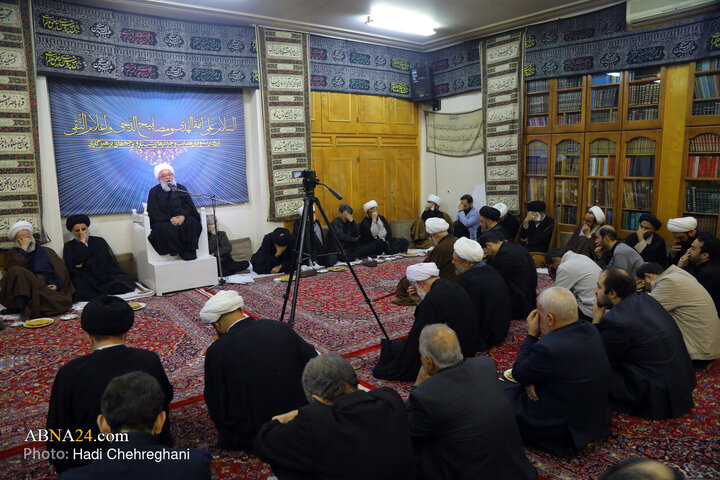 مراسم عزاداری شهادت حضرت فاطمه زهرا(س) در بیت آیت‌الله الهی