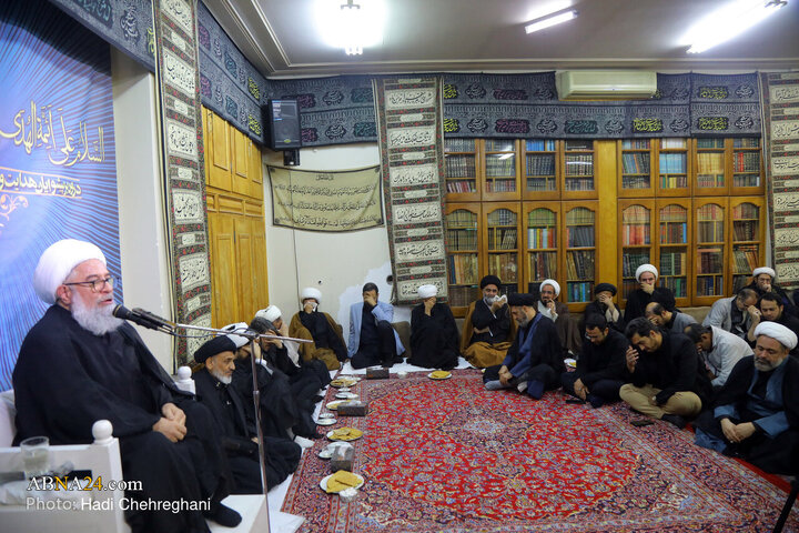 مراسم عزاداری شهادت حضرت فاطمه زهرا(س) در بیت آیت‌الله الهی