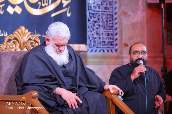 مراسم عزاداری شهادت حضرت فاطمه زهرا(س) در مسجد اعظم قم