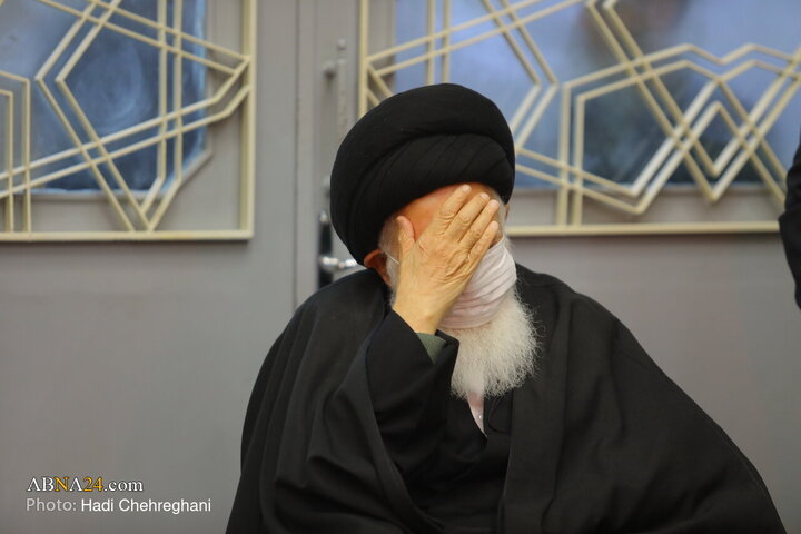 Photos: Hazrat Zahra mourning ceremony held at Azam Mosque in Qom