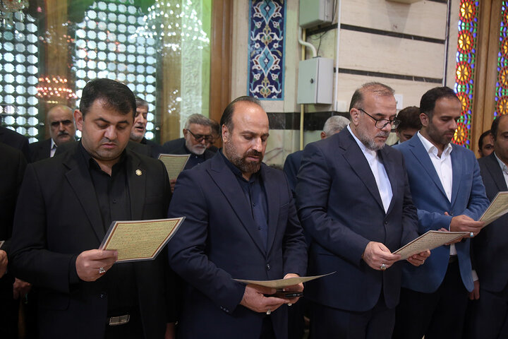 Photos: Iranian mayors paid pilgrimage visit to Hazrat Masoumeh holy shrine