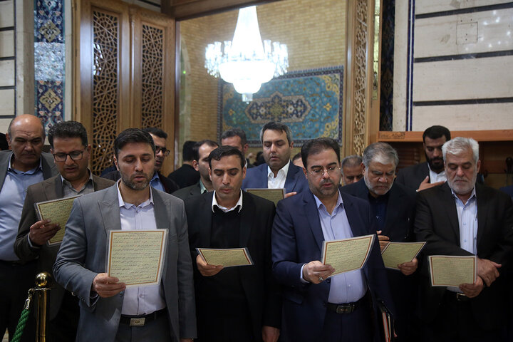 Photos: Iranian mayors paid pilgrimage visit to Hazrat Masoumeh holy shrine