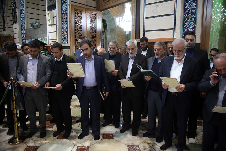 Photos: Iranian mayors paid pilgrimage visit to Hazrat Masoumeh holy shrine