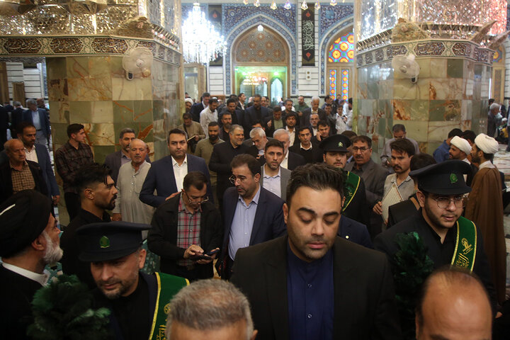 Photos: Iranian mayors paid pilgrimage visit to Hazrat Masoumeh holy shrine