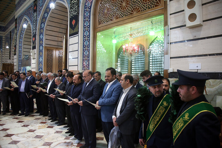 Photos: Iranian mayors paid pilgrimage visit to Hazrat Masoumeh holy shrine