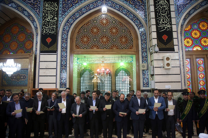 Photos: Iranian mayors paid pilgrimage visit to Hazrat Masoumeh holy shrine