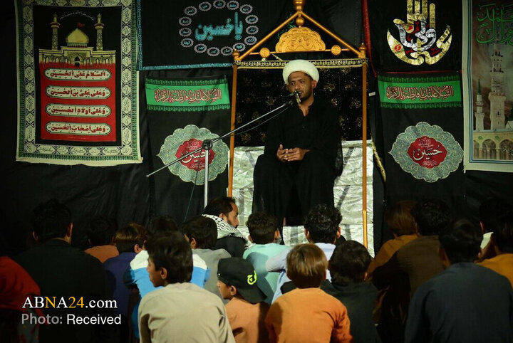 مراسم شهادت حضرت فاطمه در امام‌بارگاه موسی کاظم در جامشورو، پاکستان