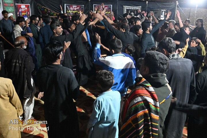 مراسم شهادت حضرت فاطمه در امام‌بارگاه موسی کاظم در جامشورو، پاکستان
