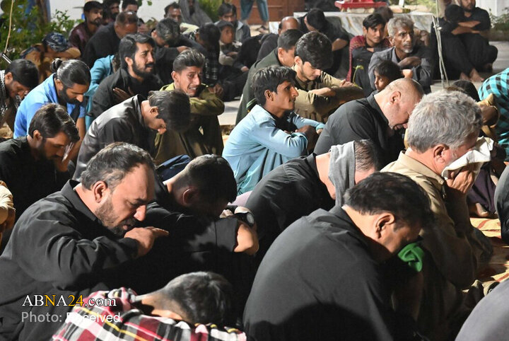 مراسم شهادت حضرت فاطمه در امام‌بارگاه موسی کاظم در جامشورو، پاکستان