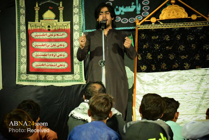 مراسم شهادت حضرت فاطمه در امام‌بارگاه موسی کاظم در جامشورو، پاکستان
