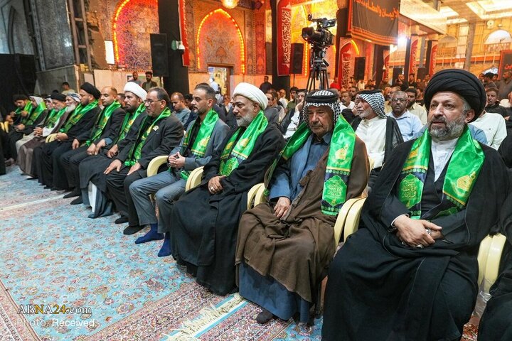 تصاویر برگزاری مراسم سالگرد وفات فرزند امام کاظم (ع) در بابل عراق