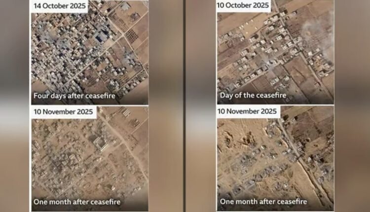 BBC: Israel destroyed more than 1,500 buildings in Gaza since ceasefire