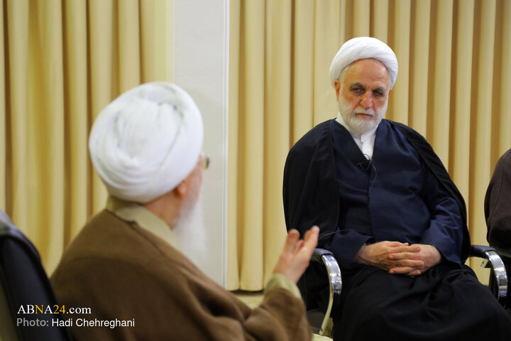 Photos: Head of Iran's Judiciary meets with Ayatollah Javadi Amoli