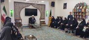 Russian women visit Imam Reza Holy Shrine