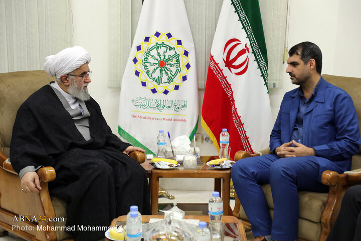 دیدار نماینده مردم قم در مجلس شورای اسلامی با دبیر کل مجمع جهانی اهل بیت (ع)