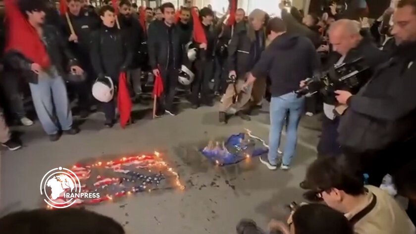 Flags burned, voices raised: Greece joins global outcry for Palestine