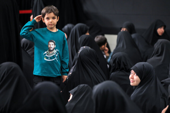 Imam Khamenei attends first night of mourning ceremony for Hazrat Zahra