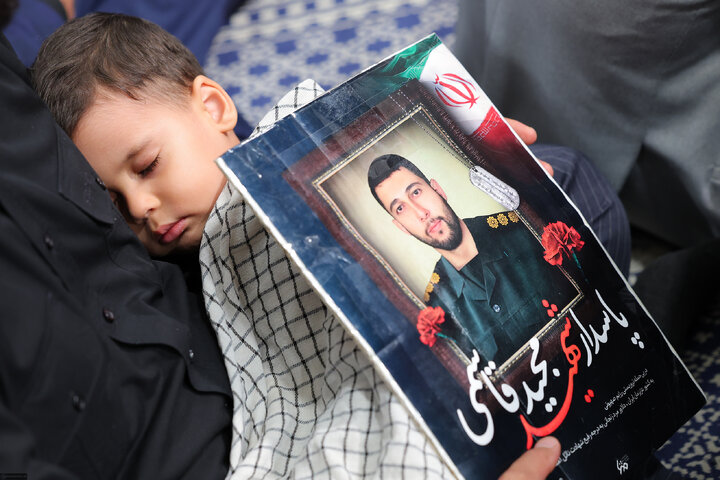 Imam Khamenei attends first night of mourning ceremony for Hazrat Zahra