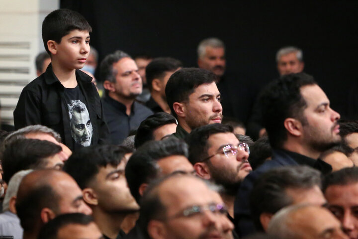 Imam Khamenei attends first night of mourning ceremony for Hazrat Zahra