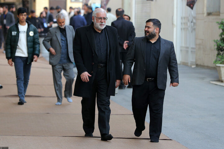 Imam Khamenei attends first night of mourning ceremony for Hazrat Zahra