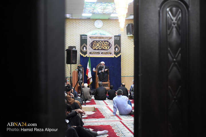 مراسم عزاداری ایام فاطمیه با سخنرانی آیت‌الله رمضانی در رشت