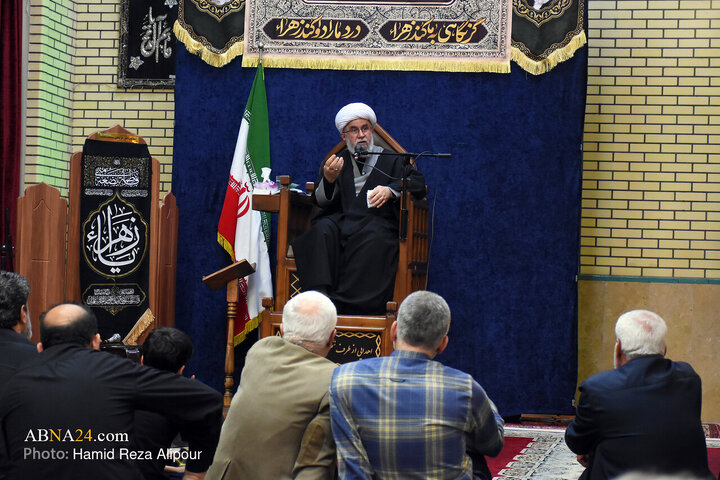 مراسم عزاداری فاطمیه دوم با سخنرانی آیت‌الله رمضانی در رشت
