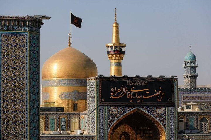 Photos: Imam Reza holy shrine covered in black on eve of Hazrat Zahra martyrdom anniversary