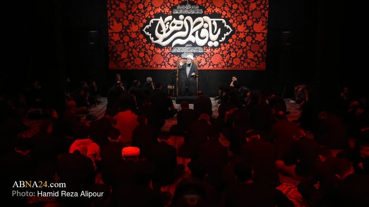 مراسم عزاداری شب شهادت حضرت زهرا(س) با حضور آیت‌الله رمضانی در رشت
