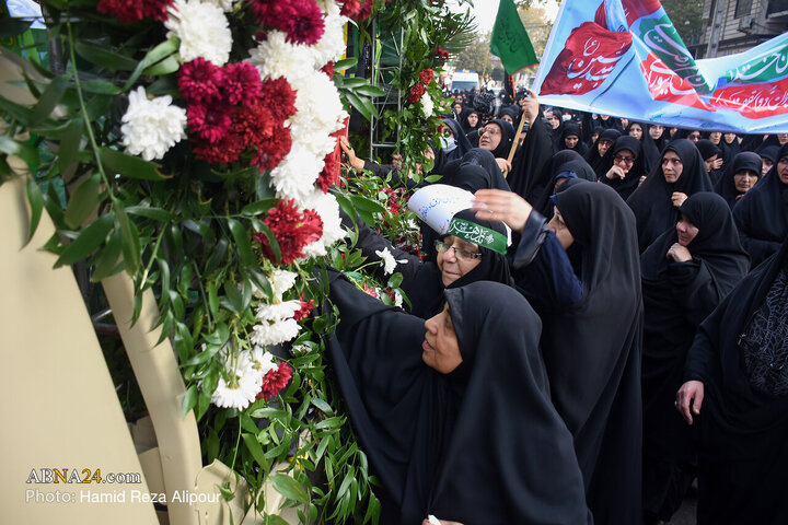 تشییع پیکر 7 شهید گمنام همزمان با شهادت حضرت فاطمه زهرا (س) در رشت