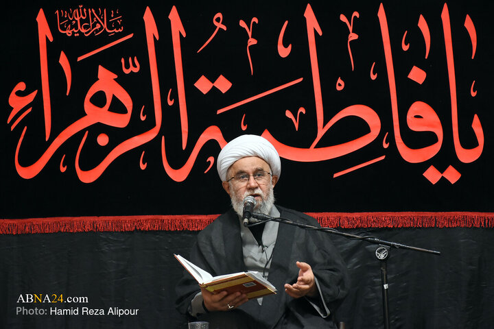 مراسم عزاداری صبح روز شهادت حضرت زهرا(س) در آستانه اشرفیه