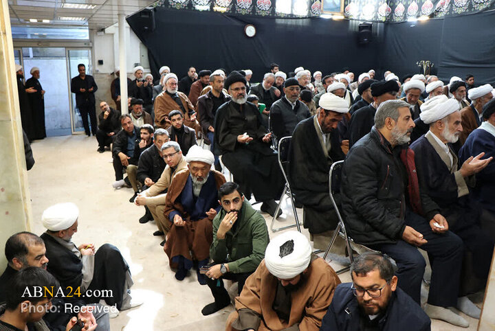 مراسم عزاداری شهادت حضرت زهرا(س) با حضور آیت‌الله نوری همدانی