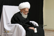 Photos: Hazrat Zahra mourning ceremony held with presence of Ayatollah Nouri Hamedani
