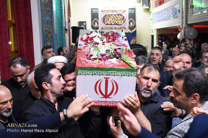 Photos: Fatemiyah mourning ceremony held in Rasht with presence of an unidentified martyr