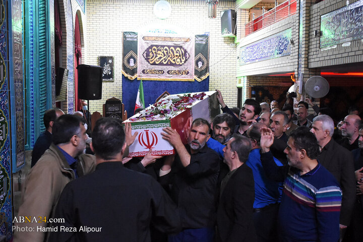 Photos: Fatemiyah mourning ceremony held in Rasht with presence of an unidentified martyr