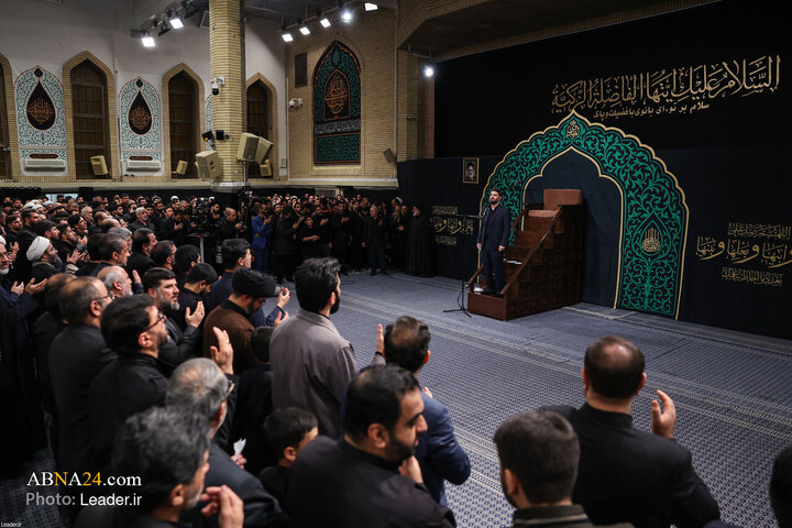 Photos: Third night of Hazrat Zahra mourning ceremony held at Imam Khomeini Hussainiyyah
