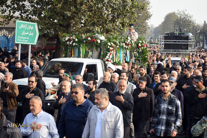 Photos: Funeral ceremony of 7 unidentified martyrs held in Rasht