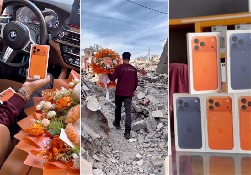 شهروند فلسطینی در گفت‌وگو با ابنا: صهیونیست‌ها با واردات محدود گوشی‌های آیفون ۱۷ به غزه دنبال جنگ روانی هستند