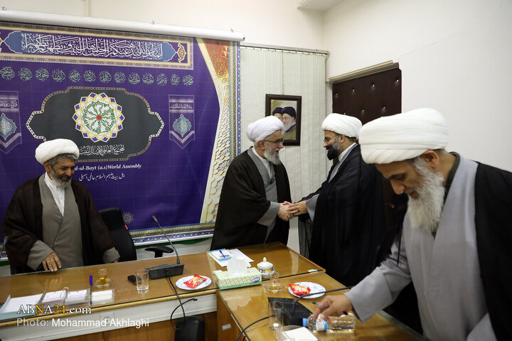 دیدار اعضای برگزاری همایش ملی بزرگداشت آیت‌الله یزدی با آیت‌الله رمضانی