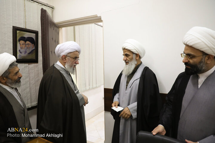 Photos: Organizers of National Conference Honoring Ayatollah Yazdi meet with Secretary-General of AhlulBayt World Assembly