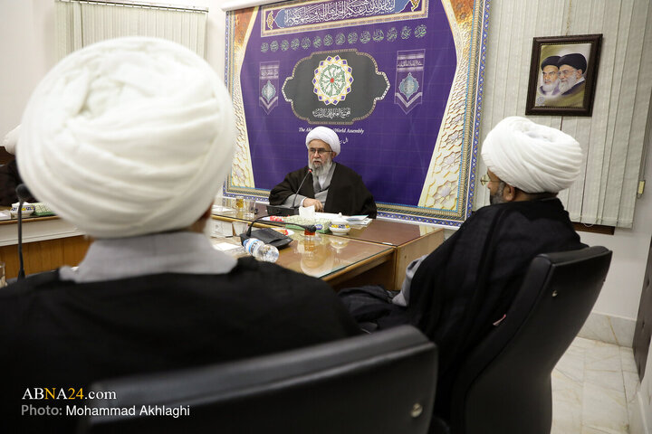Photos: Organizers of National Conference Honoring Ayatollah Yazdi meet with Secretary-General of AhlulBayt World Assembly