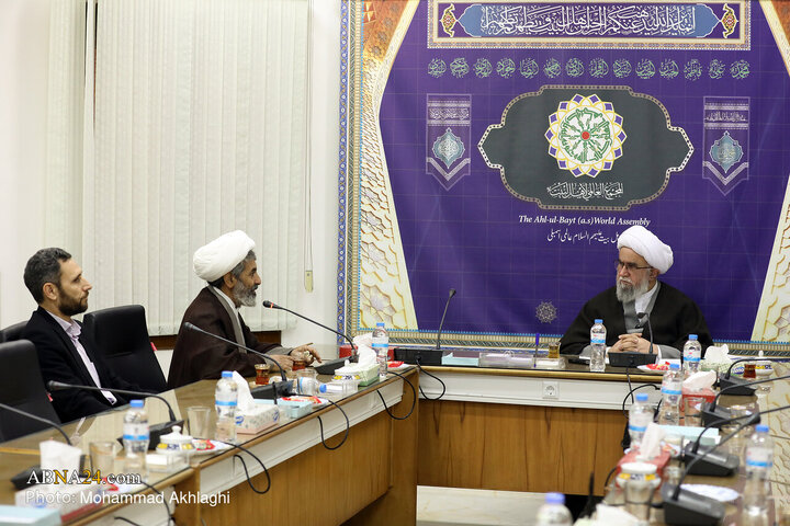 Photos: Organizers of National Conference Honoring Ayatollah Yazdi meet with Secretary-General of AhlulBayt World Assembly