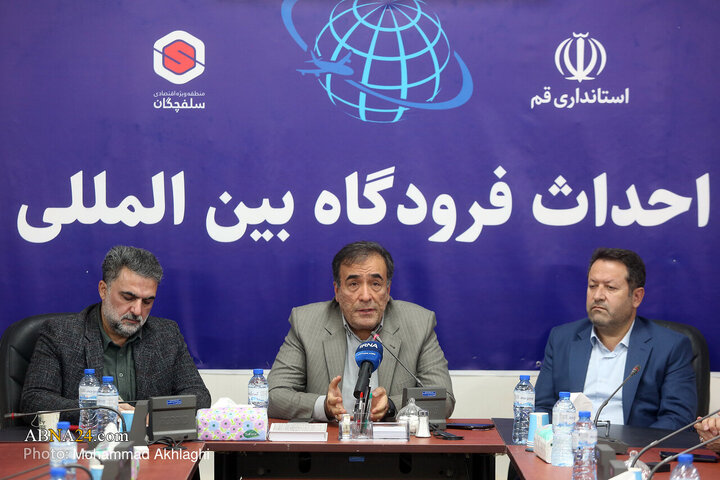 بازدید خبرنگاران از پروژه در حال ساخت فرودگاه بین المللی قم