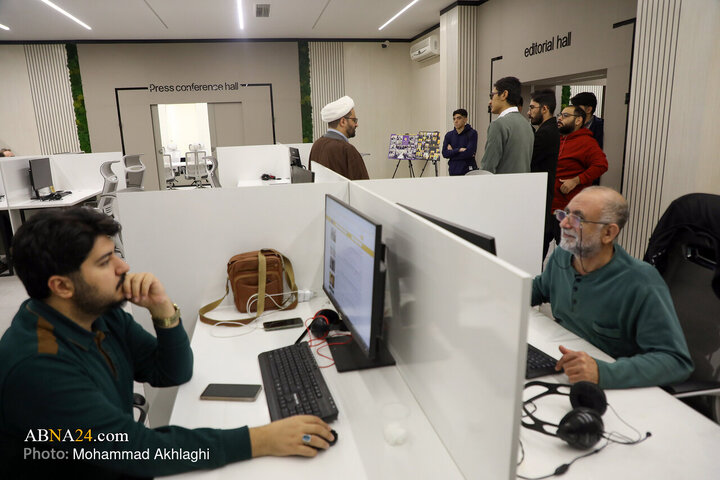 بازدید فعالان نشریات دانشجویی دانشگاه قم از خبرگزاری بین‌المللی ابنا
