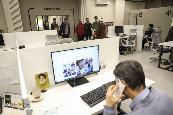 بازدید فعالان نشریات دانشجویی دانشگاه قم از خبرگزاری بین‌المللی ابنا