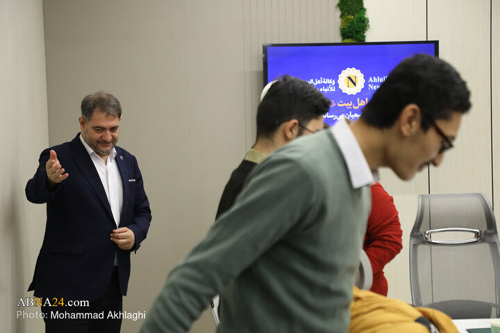 بازدید فعالان نشریات دانشجویی دانشگاه قم از خبرگزاری بین‌المللی ابنا