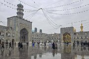 Photos: Rainfall at Imam Reza holy shrine