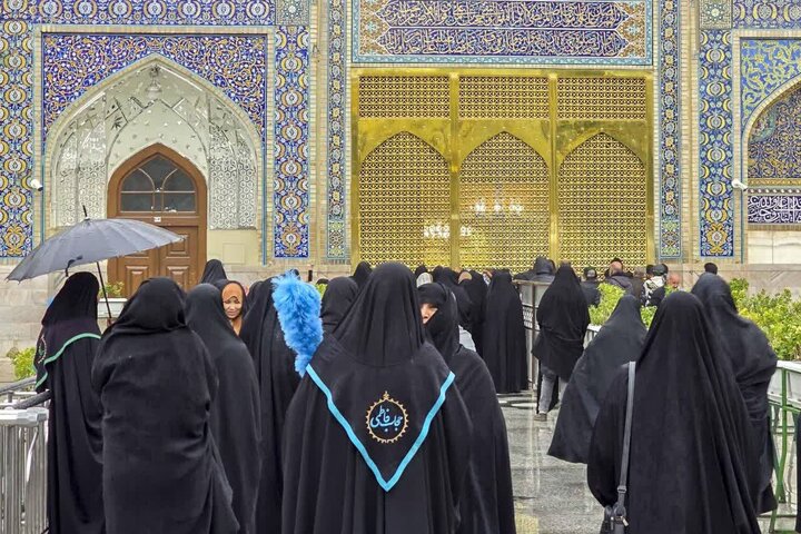 Photos: Rainfall at Imam Reza holy shrine