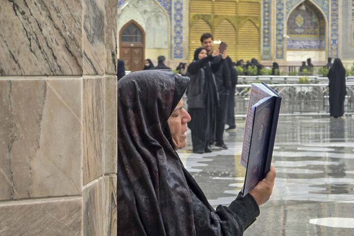 Photos: Rainfall at Imam Reza holy shrine