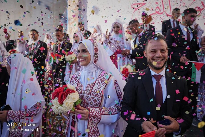 جشن عروسی زیر سایه آتش‌بس شکننده غزه
