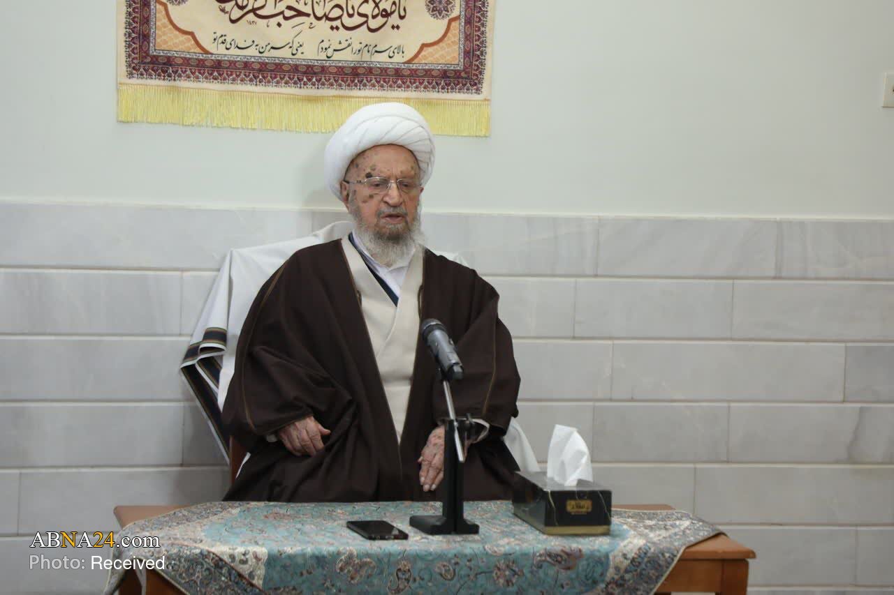 آیت‌الله مکارم شیرازی: برای حل مشکلات، بقای نظام و سلامتی رهبر انقلاب دعا می‌کنم